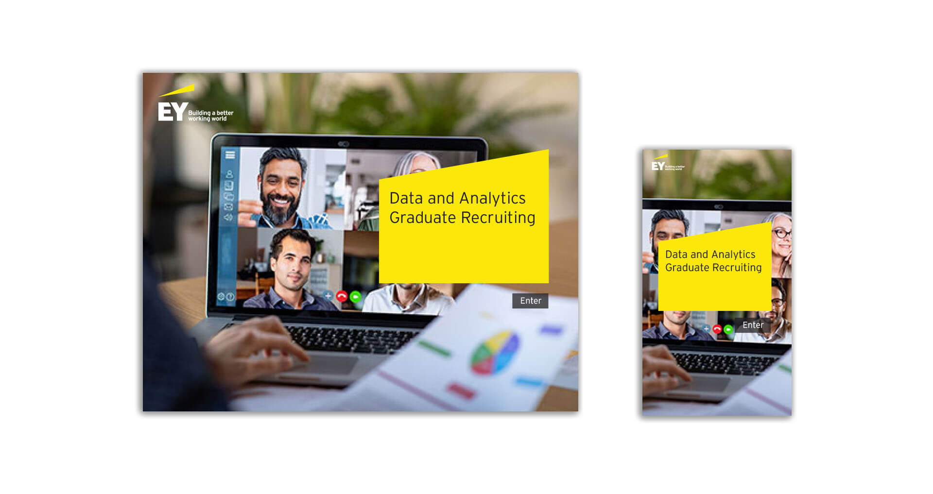 Data Analytics Graduate Recruit wireframe